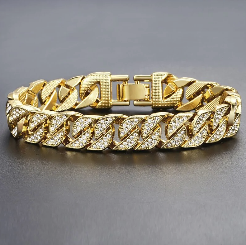 Gold bracelet for men - Saywhatyouwear